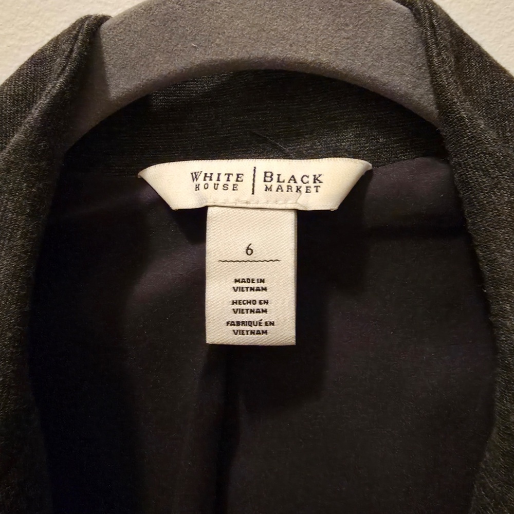 Grey Ruffle Zip Jacket - Picture 3 of 5